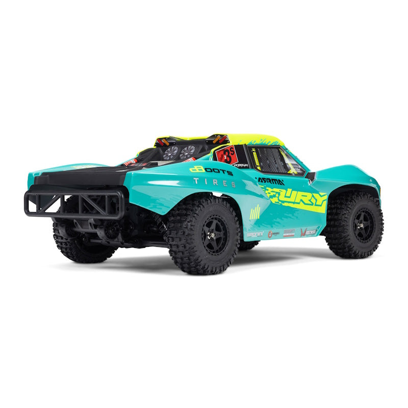 Arrma ARA3521T2 1/10 FURY 223S DSC 2WD RTR Brushless Short Course Truck, Green