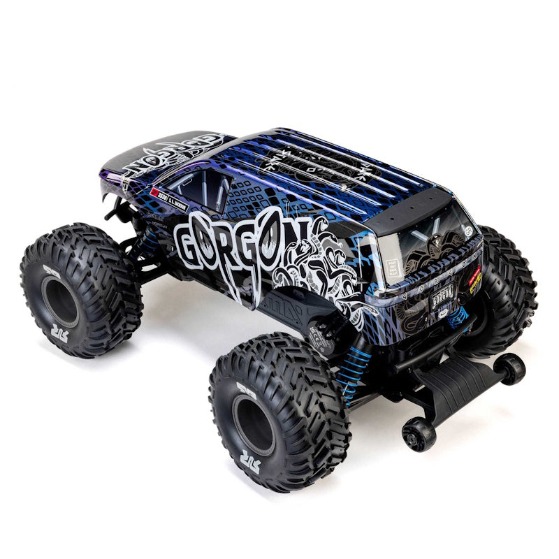 ARRMA GORGON 223S BLX 1/10 2WD RTR Brushless Monster Truck Blue/Black ARA3530T1.