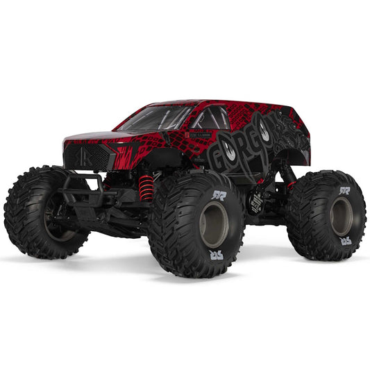 ARRMA GORGON 223S 1/10 2WD RTR Brushless Monster Truck Red/Black ARA3530T2.