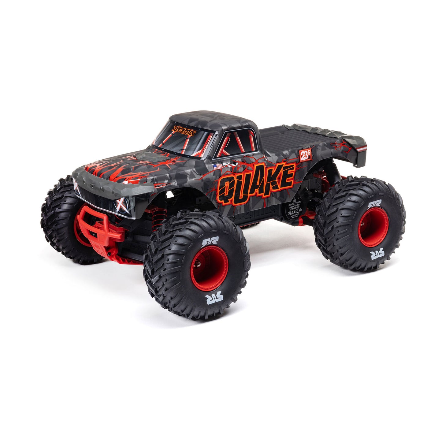 ARRMA 1/10 QUAKE 223S DSC 2WD RTR Brushless Monster Truck.
