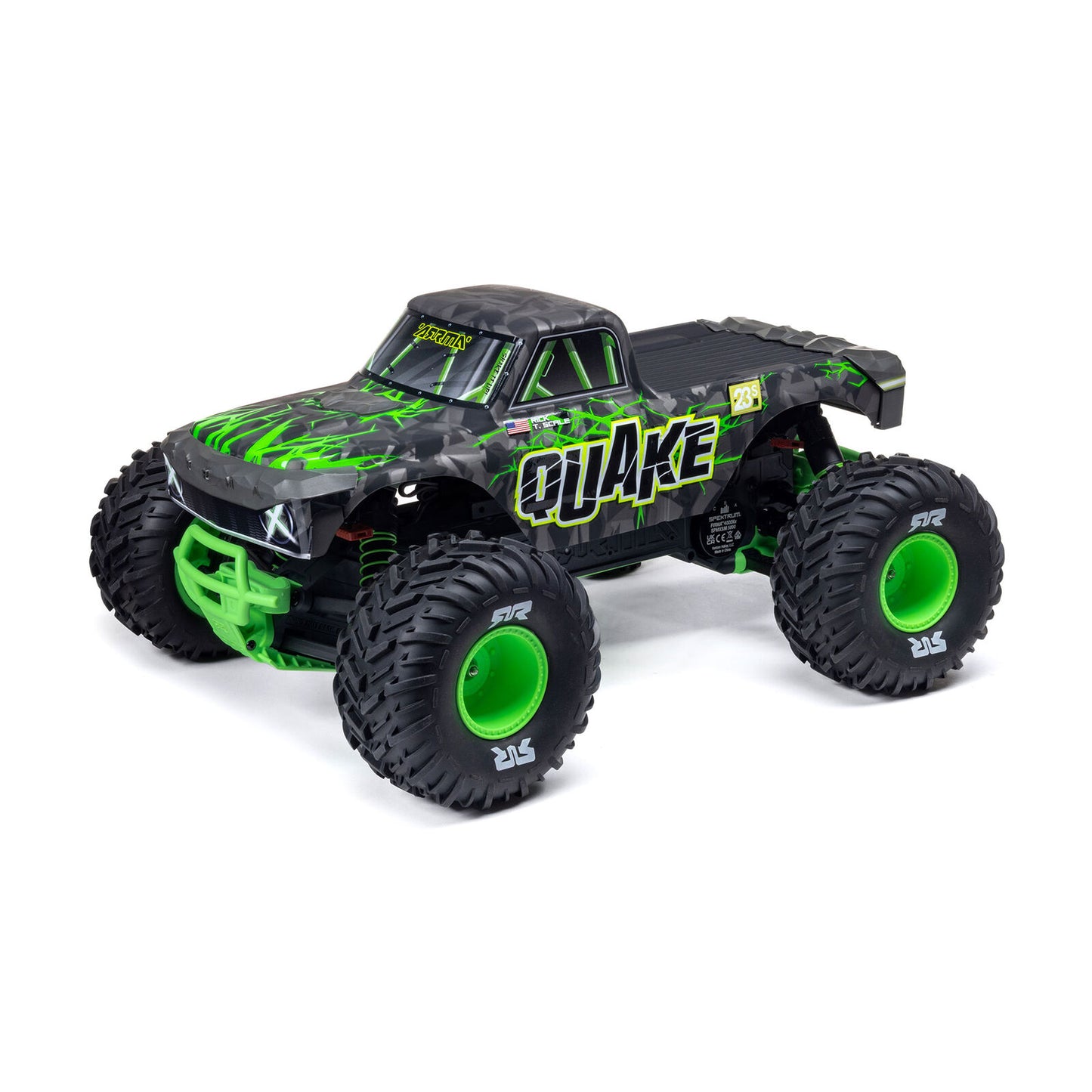 ARRMA 1/10 QUAKE 223S DSC 2WD RTR Brushless Monster Truck.