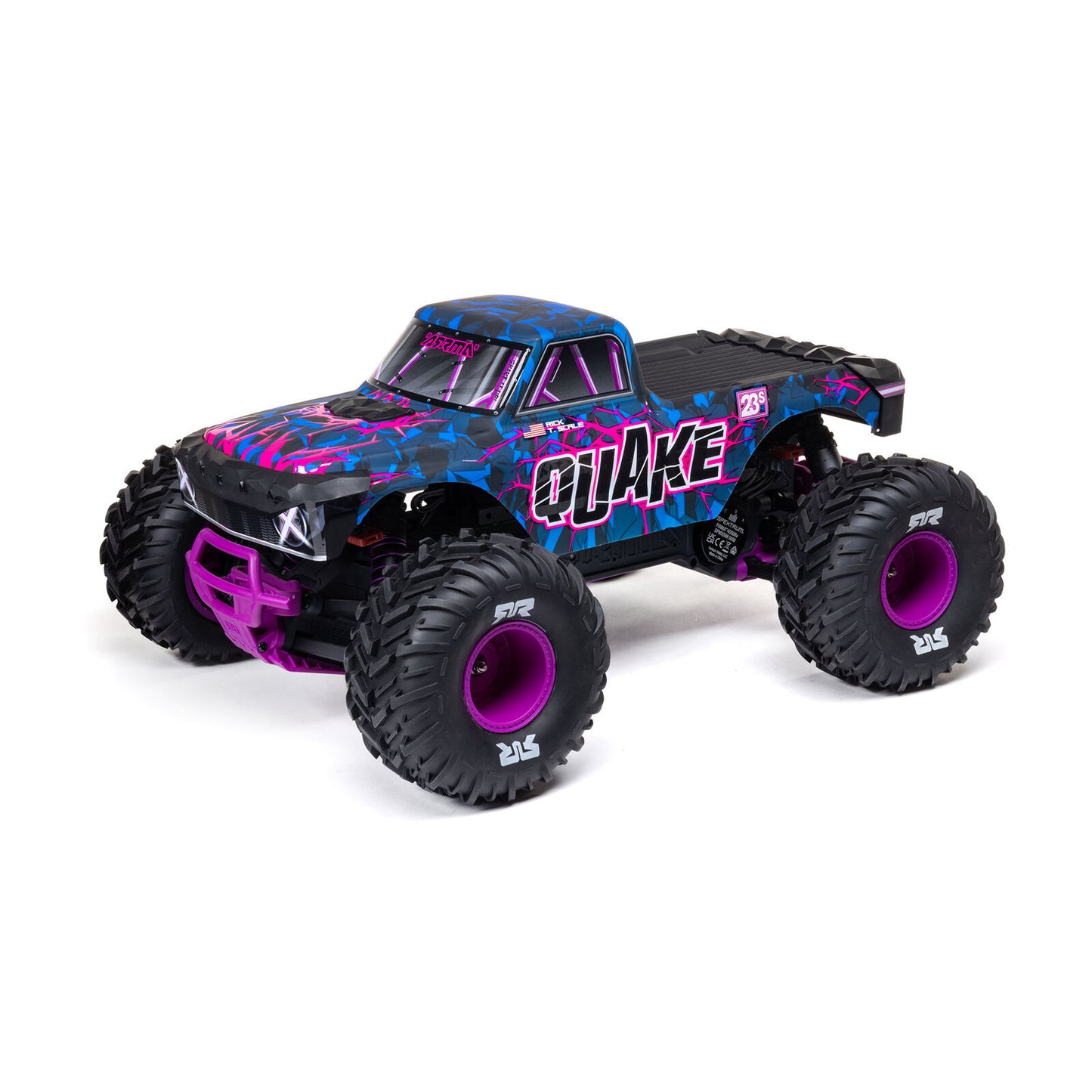 ARRMA 1/10 QUAKE 223S DSC 2WD RTR Brushless Monster Truck.