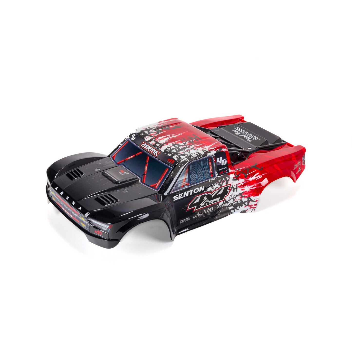 ARRMA Painted Body Red SENTON 4X4 BLX 1/10 Short Course Truck ARA402312
