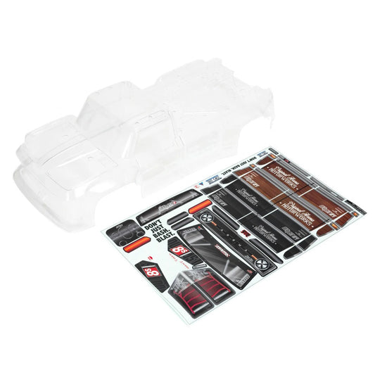 ARRMA ARA409006 Outcast 8S Clear Body shell w/Decals - PowerHobby