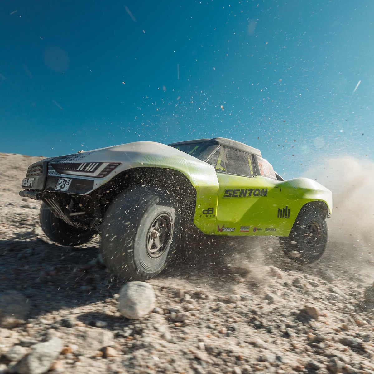 Arrma 4303V4T1 Senton 223S BLX 1/10 Brushless RTR 4X4 Short Course Truck Yellow