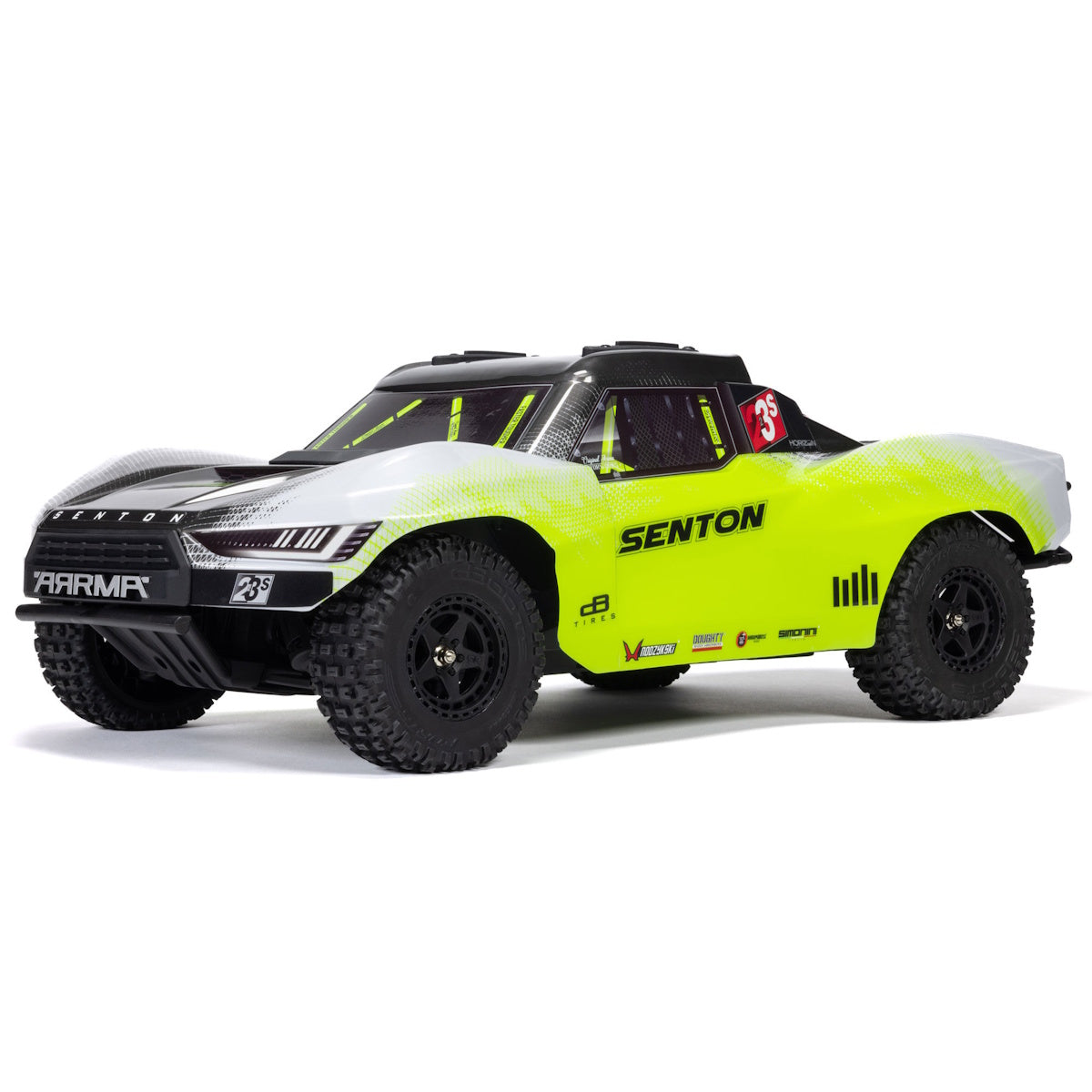 Arrma 4303V4T1 Senton 223S BLX 1/10 Brushless RTR 4X4 Short Course Truck Yellow