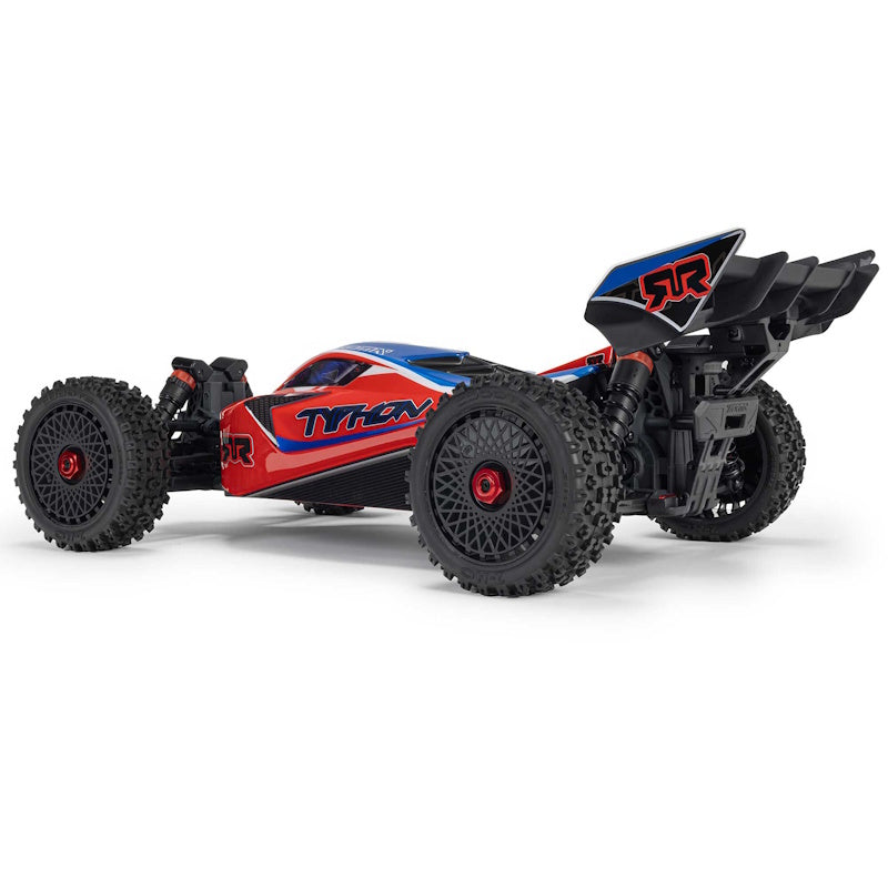 ARRMA TYPHON 223S BLX 4X4 RTR Brushless Buggy Red 1/8 Scale w/ DSC ARA4306V4T3.