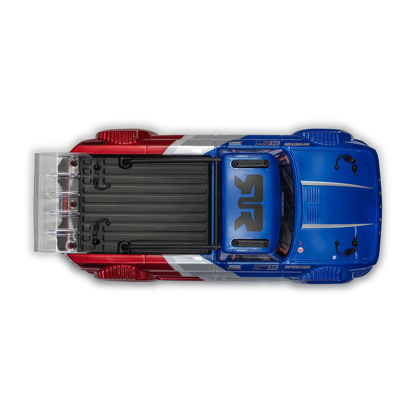 Arrma 1/8 INFRACTION 223S DSC 4X4 RTR Brushless All-Road Street Bash - Blue/Red.