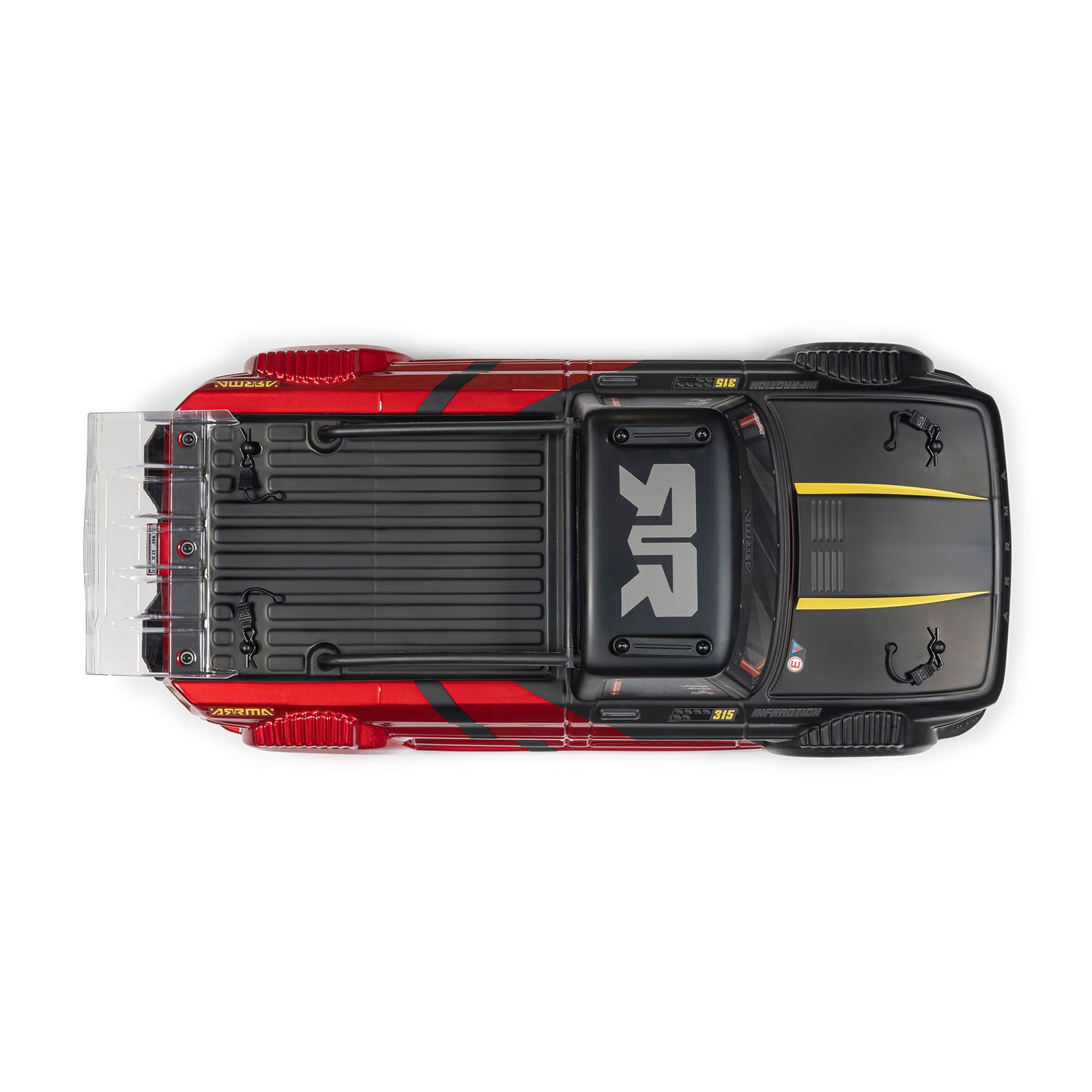 Arrma 1/8 INFRACTION 223S DSC 4X4 RTR Brushless All-Road Street Bash - Black/Red.