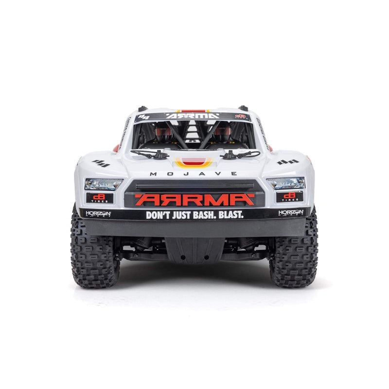 ARRMA 1/8 MOJAVE 4S BLX 4X4 Brushless Desert Truck RTR White/Red