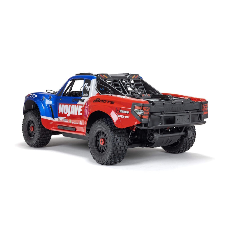 ARRMA ARA4404T2 1/8 Mojave 4S BLX 4X4 RTR Brushless Desert Truck Blue/Red.