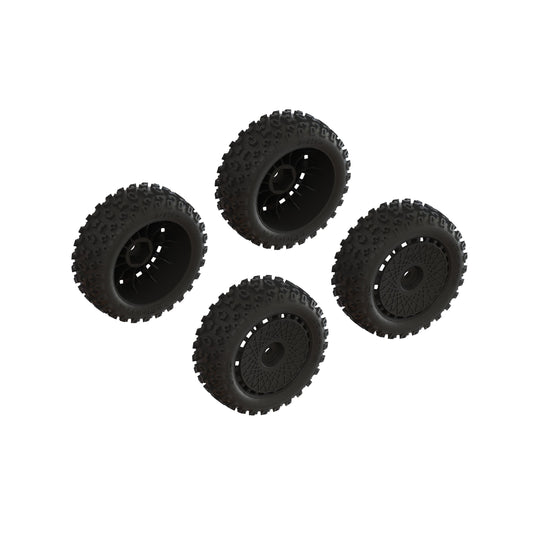 ARRMA ARA550114 dBoots 2-HO Tire Set