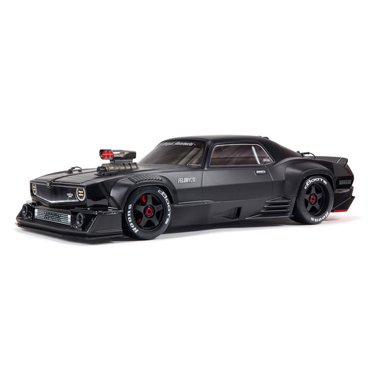 ARRMA 7617V2T1 - 1/7 FELONY 6S BLX Street Bash All-Road Muscle Car RTR Black