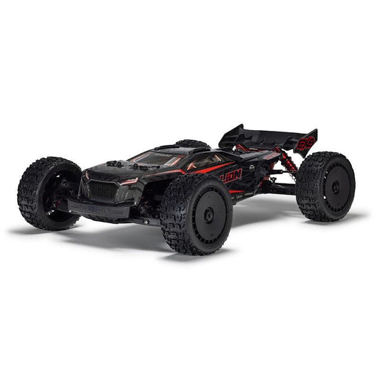Arrma ARA7707V6T1 1/7 TALION 4X4 6S EXB BLX Brushless V6 Speed Truck RTR (BLACK).