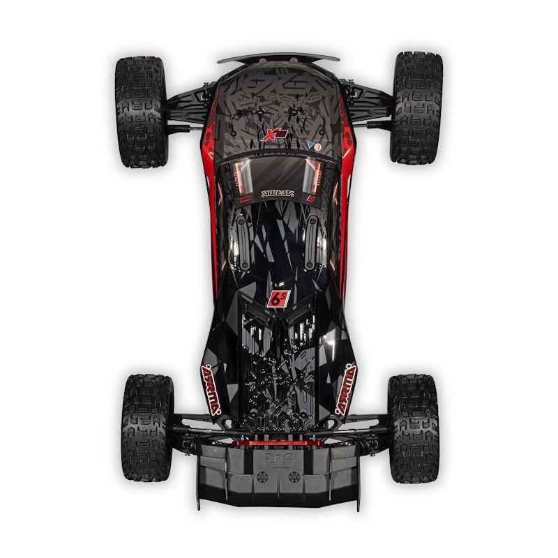 Arrma ARA7707V6T1 1/7 TALION 4X4 6S EXB BLX Brushless V6 Speed Truck RTR (BLACK).