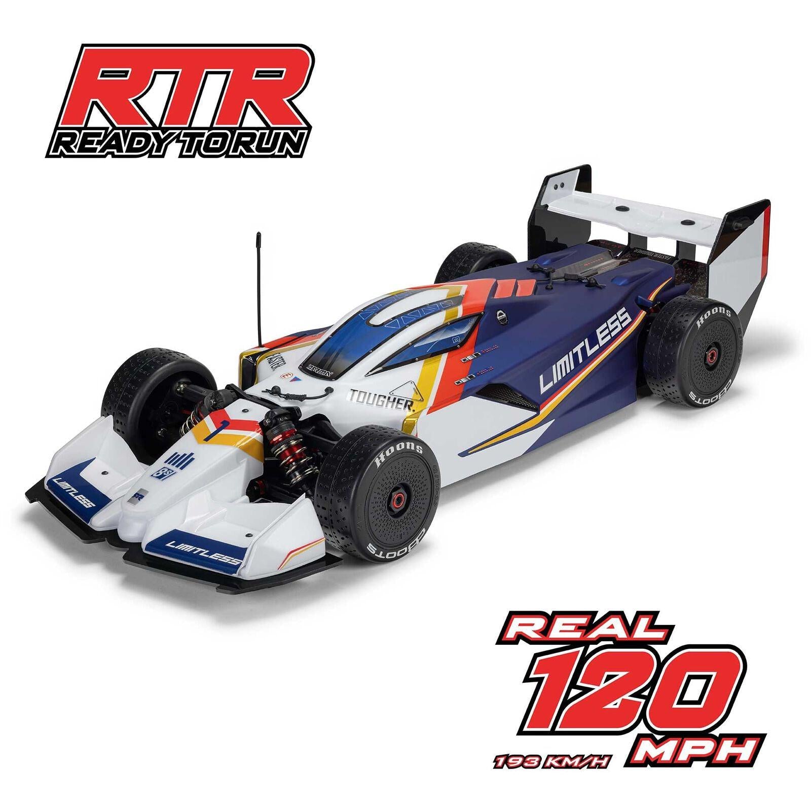 Arrma 1/7 LIMITLESS 8S AVC 4X4 RTR Brushless Street Speed White