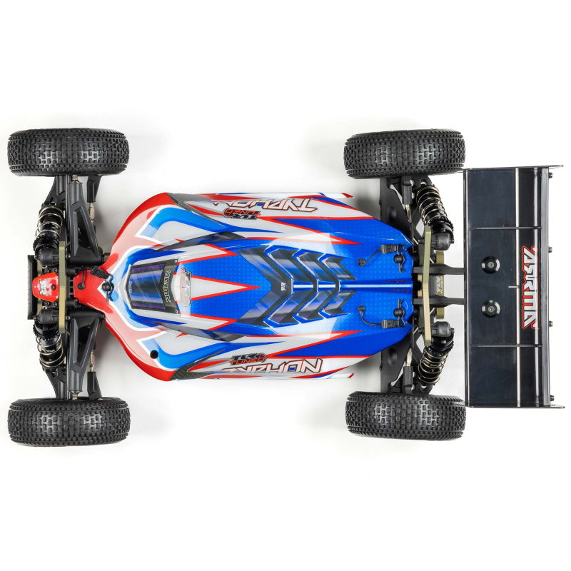 ARRMA ARA8406 TLR Tuned Typhon 1/8 Scale 4WD Buggy - Red/Blue