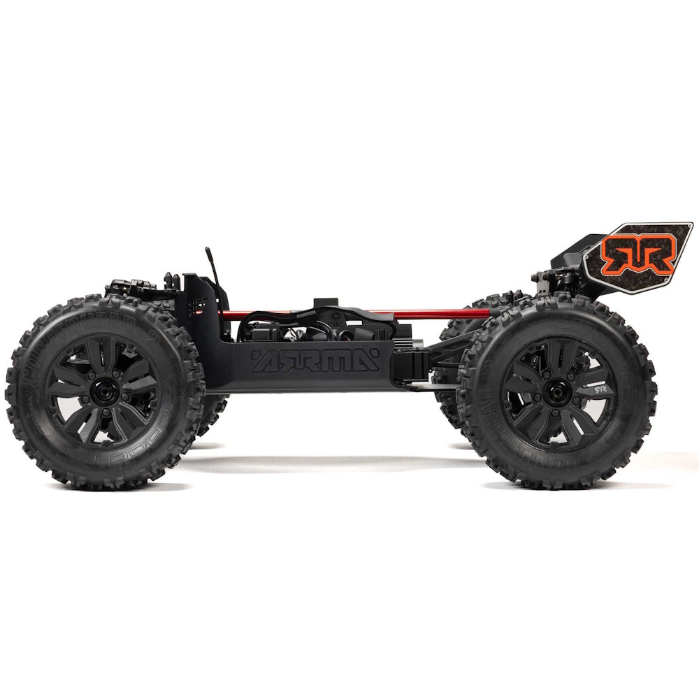 ARRMA ARA8608V6T1 1/8 KRATON 6S 4X4 RTR Brushless Speed Truck, Blue/Orange