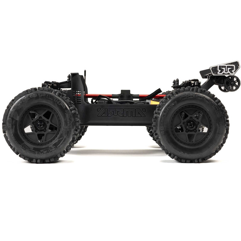 ARRMA - ARA8611V6T2 1/8 NOTORIOUS 6S V6 4X4 BLX Brushless Stunt Truck RTR, Black