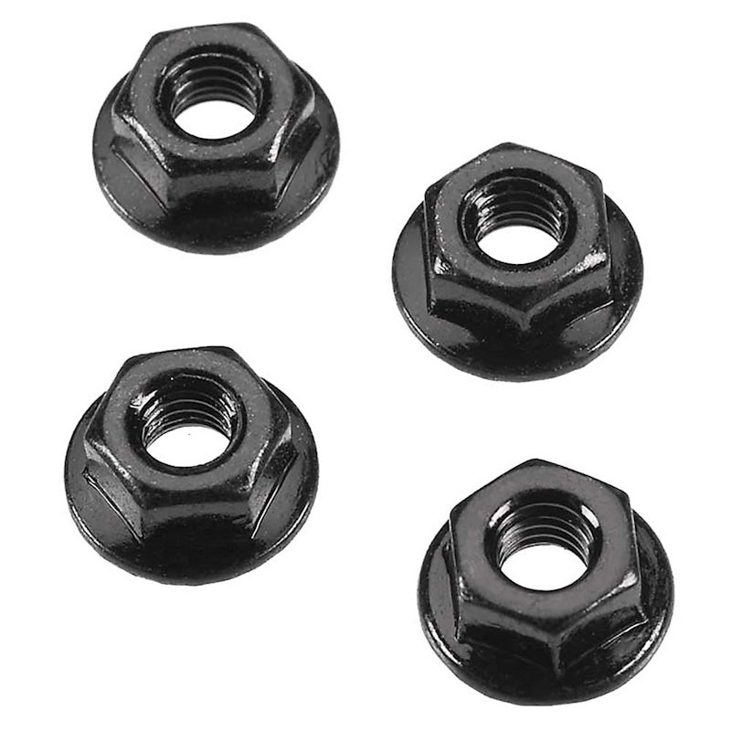 Arrma ARA708003 Serrated 4mm Flange Wheel Nut (4)