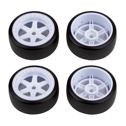 Team Associated 31894 Hoonitruck (4) Wheels & Drift Tires for Hoonitruck