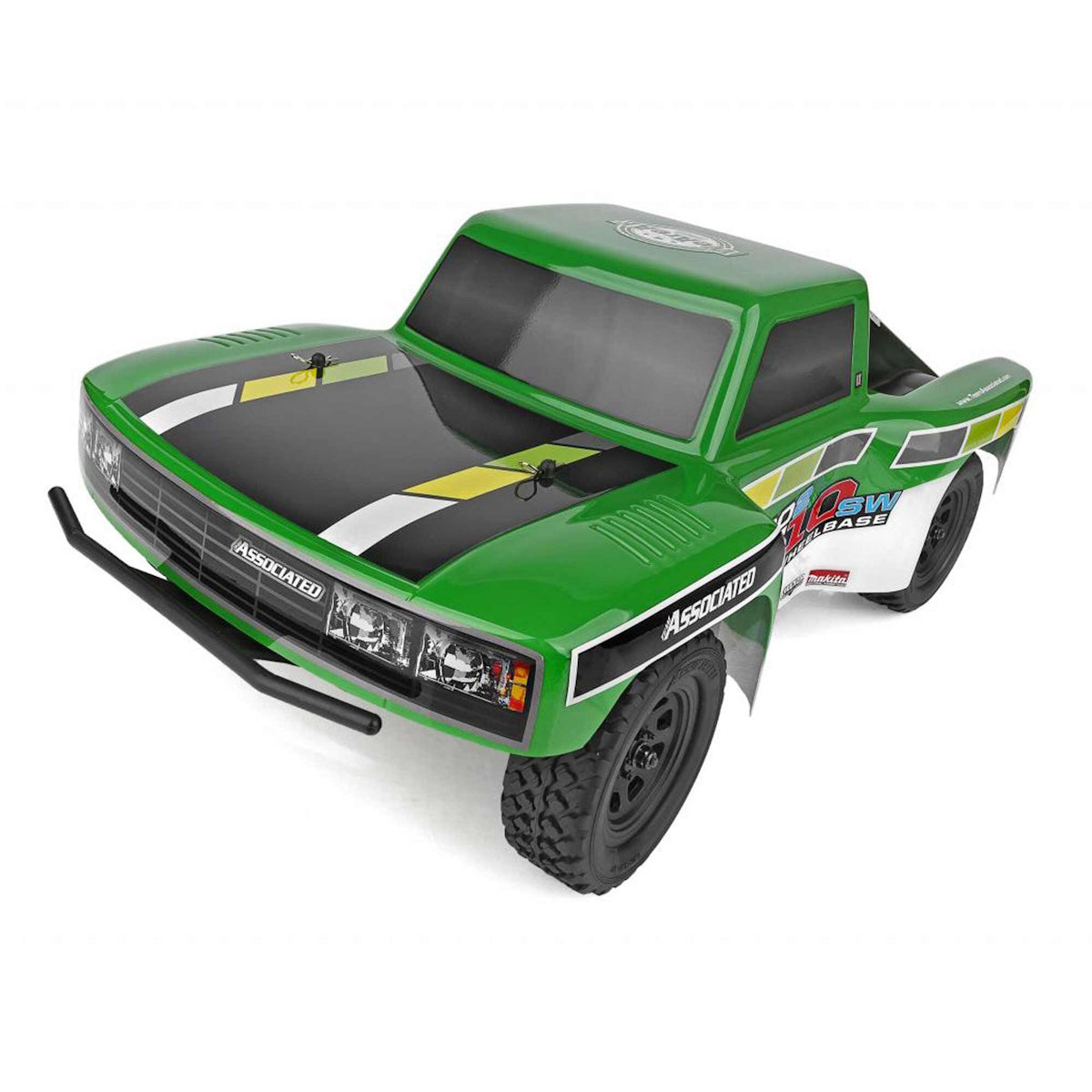 Associated 70023C - 1/10 Pro2 LT10SW Short Course Truck RTR LiPo Combo, Green