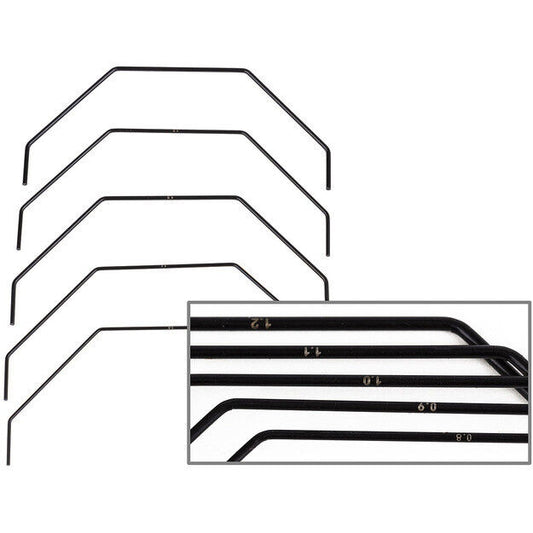 Team Associated ASC92458 RC10B7 Rear Anti-roll Sway Bars (5) - PowerHobby
