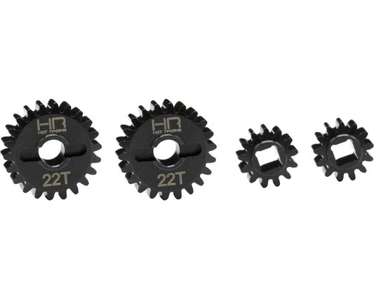 Hot racing Over Drive Portal Machined Gear Set, 13-22T, for Axial Capra UTB