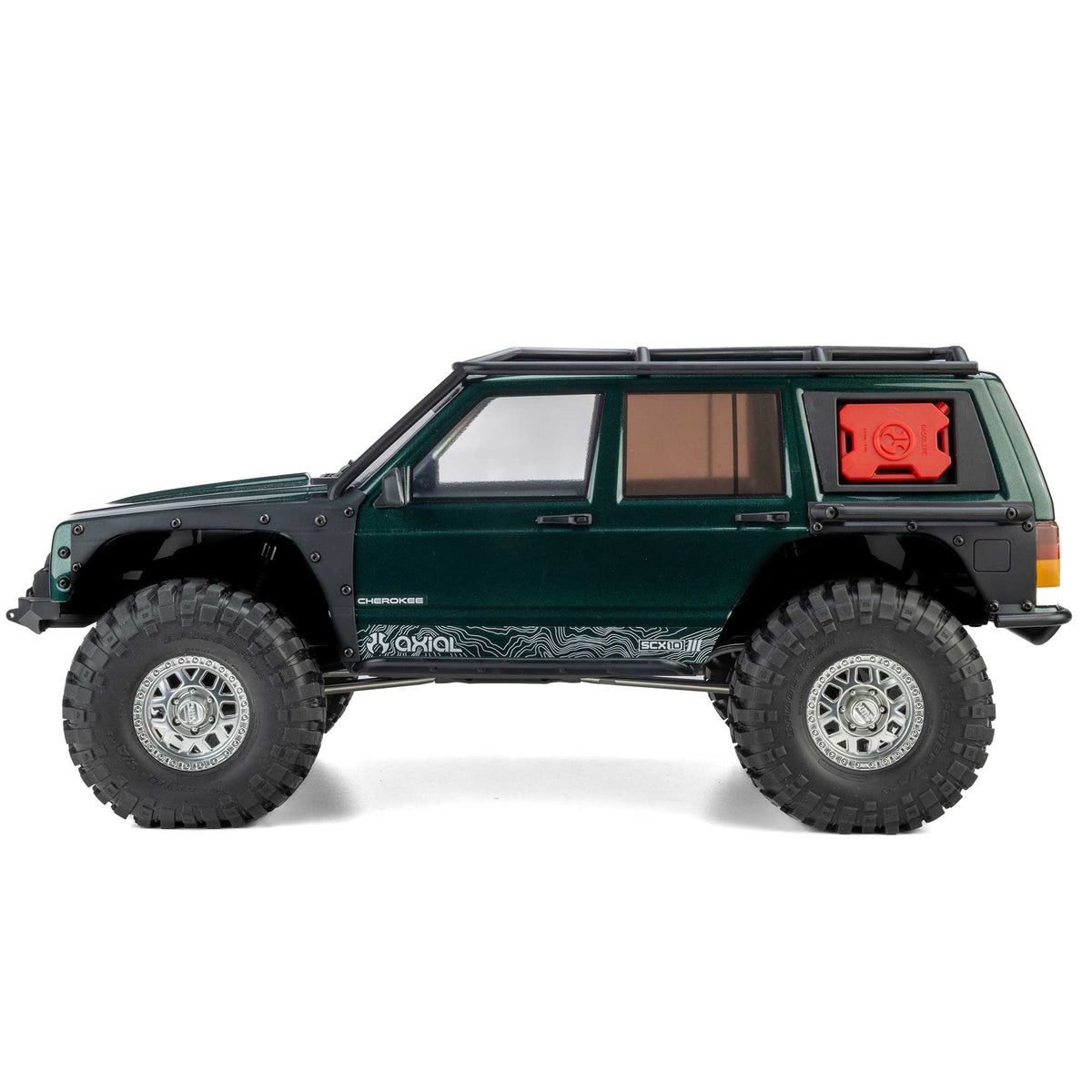 Axial AXI-2037T1 1/10 SCX10 III Jeep Cherokee XJ 4X4 RTR Brushed Rock Crawler, Green