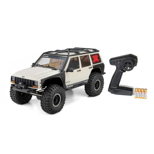 Axial AXI-2037T2 1/10 SCX10 III Jeep Cherokee XJ 4X4 RTR Brushed Rock Crawler, White