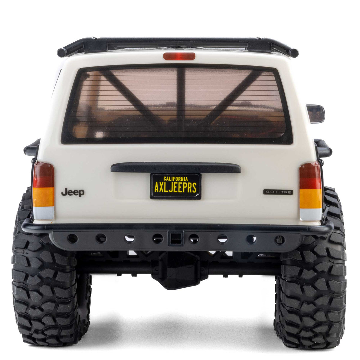 Axial AXI-2037T2 1/10 SCX10 III Jeep Cherokee XJ 4X4 RTR Brushed Rock Crawler, White