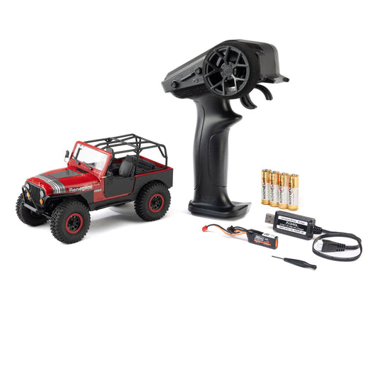 Axial SCX30 Jeep CJ-7 GenRight RTR box contents