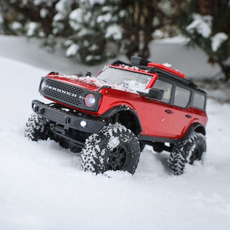Axial AXI00006T1 1/24 SCX24 2021 Ford Bronco 4WD Truck Brushed RTR Red