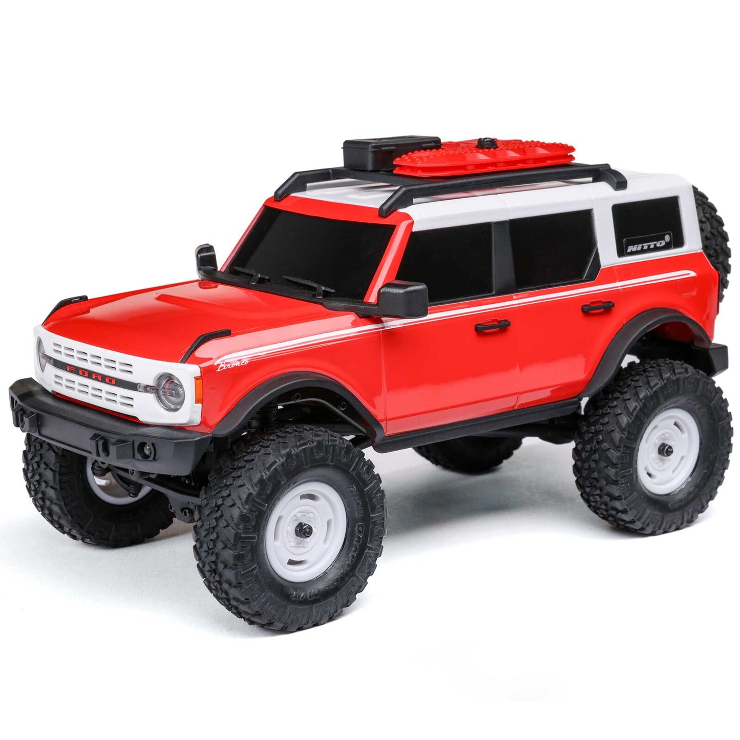 Axial 1/24 SCX24 Ford Bronco 4X4 RTR Brushed Rock Crawler w/ Battery & Charger.