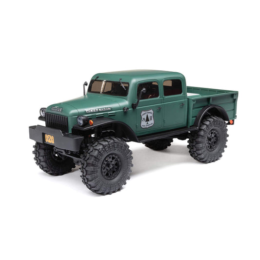 Axial 1/24 SCX24 Dodge Power Wagon 4X4 RTR Brushed Rock Crawler w/ Battery & Charger.