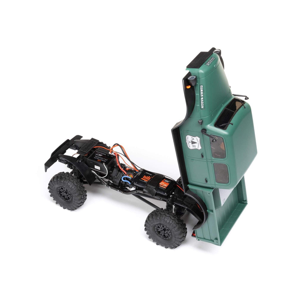 Axial SCX24 40's 4DR Dodge Power Wagon 1/24, 4 Wheel Drive-RTR - Green