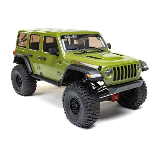 Axial AXI05000T1 1/6 SCX6 Jeep JLU Wrangler 4WD Rock Crawler RTR Green.