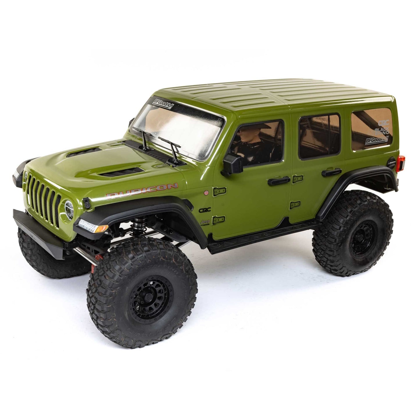Axial AXI05000T1 1/6 SCX6 Jeep JLU Wrangler 4WD Rock Crawler RTR Green.