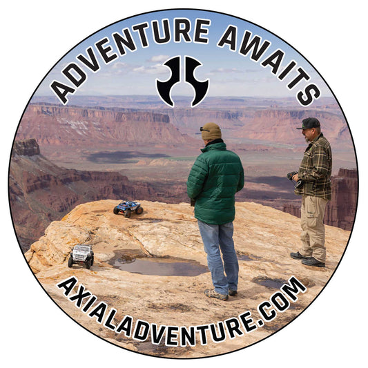 Axial AXISTK1 Adventure Awaits Sticker