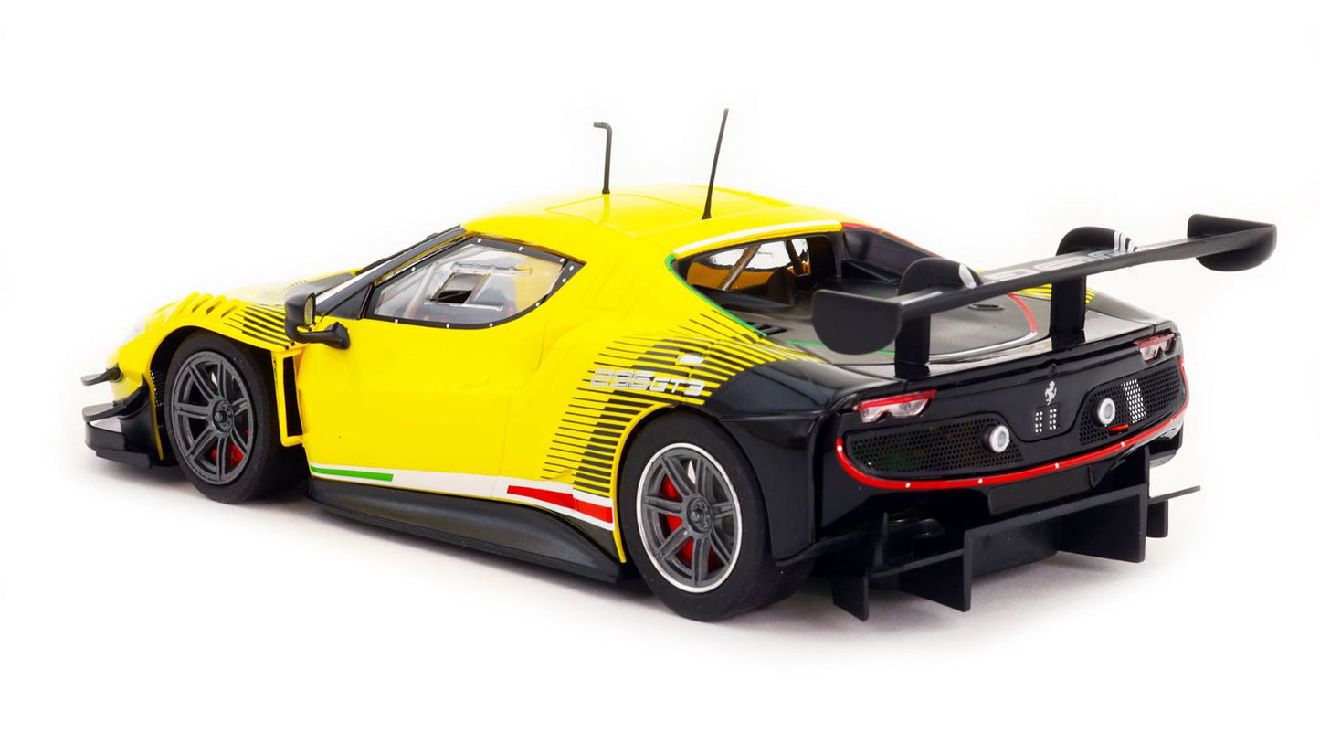 Avant Slot 52302 Ferrari 296 GT3 Presentation Yellow 1/32 Slot Car
