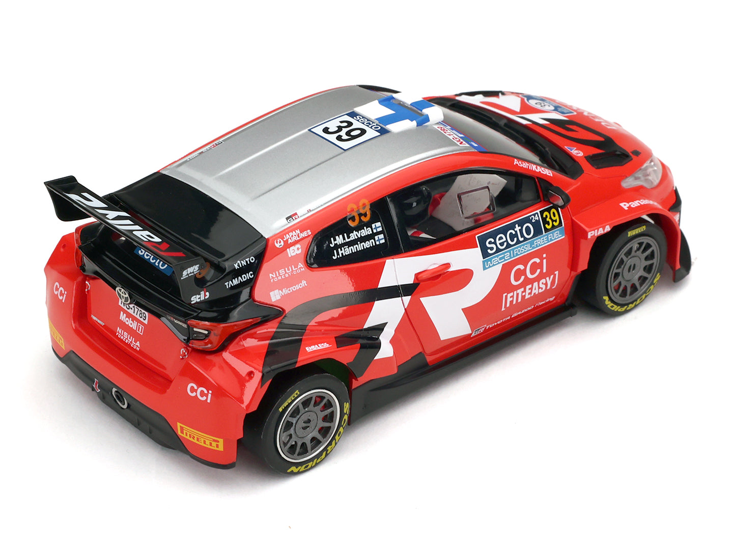 Avant Slot 52606 Toyota Yaris WRC2 Latvala #39 2024 Rally Finland 1/32 Slot Car