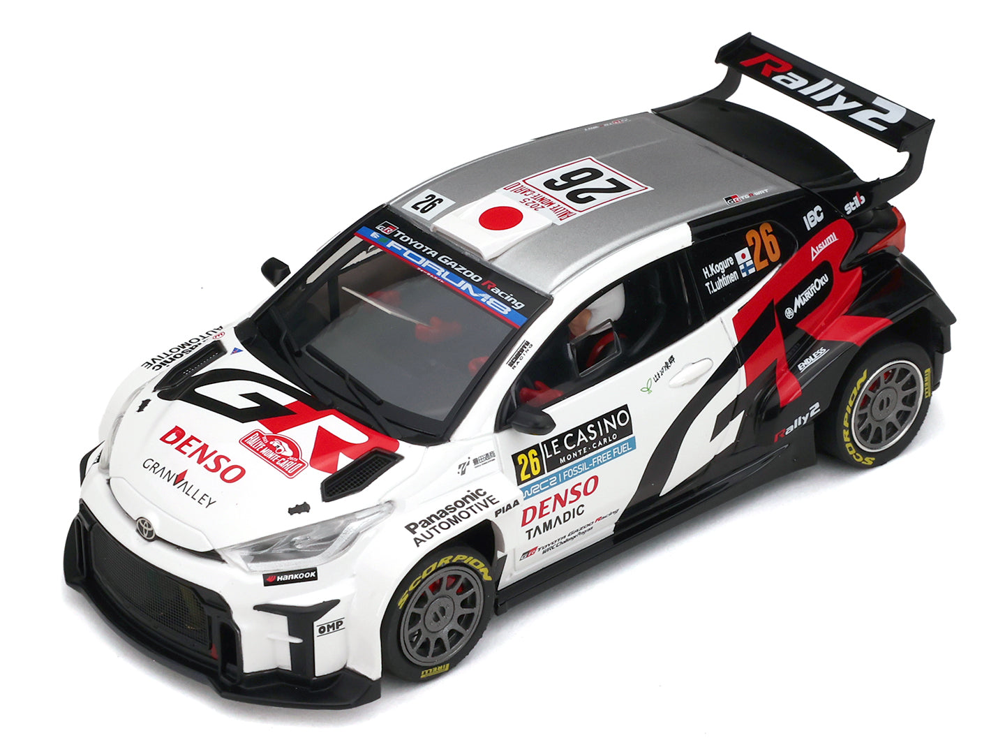Avant Slot 52607A Toyota Yaris WRC2 2025 Rally Montecarlo 1/32 Slot Car