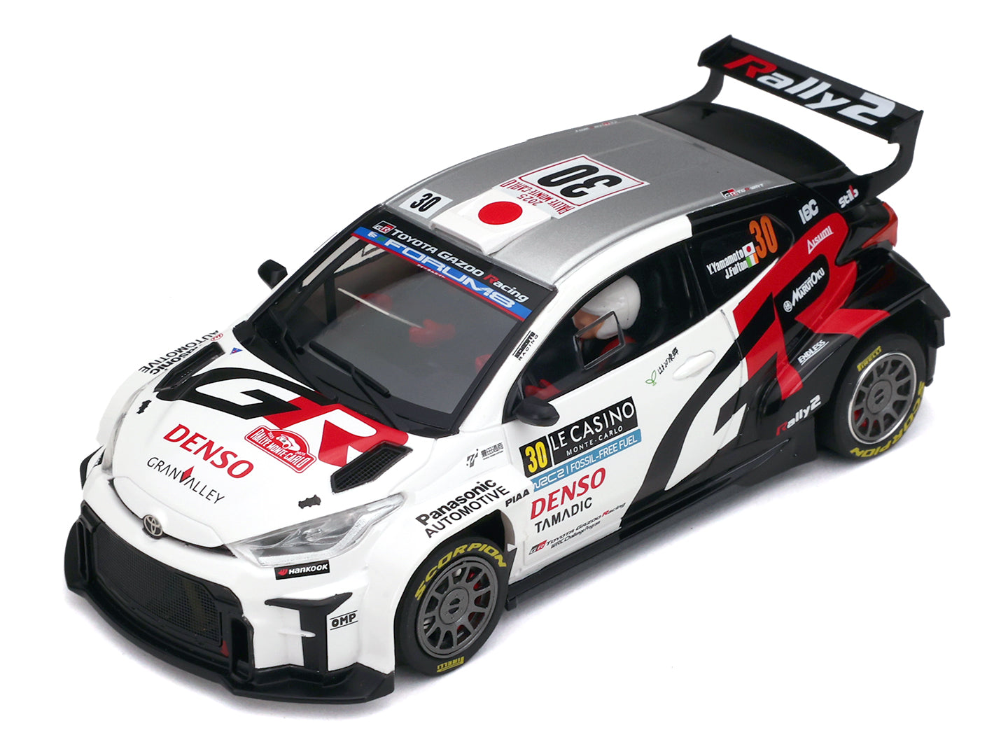 Avant Slot 52607B Toyota Yaris WRC2 2025 Rally Montecarlo 1/32 Slot Car