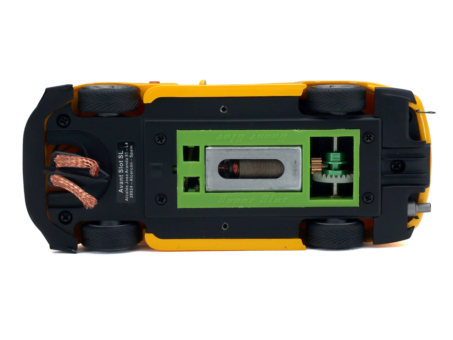 Avant Slot Mazda FD RX-7 Yellow Ranz 1/32 Slot Car JDM01A