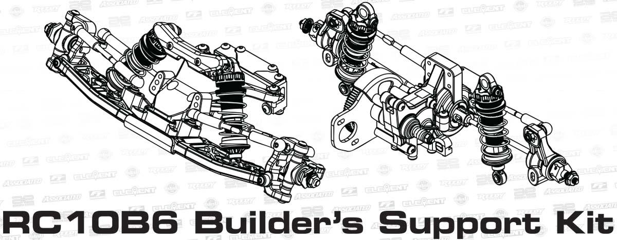 Team Associated ASC90033 RC10B6 Builder's Support Kit