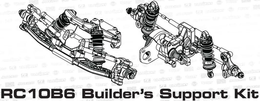Team Associated ASC90033 RC10B6 Builder's Support Kit
