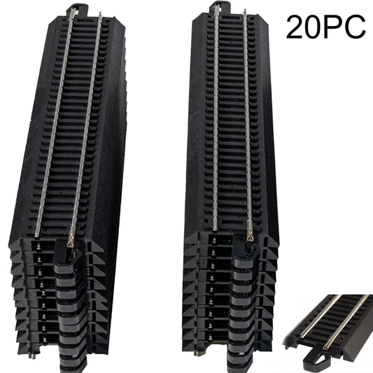 Bachmann 44481 9" Straight E-Z HO Train Track (20 Pieces)