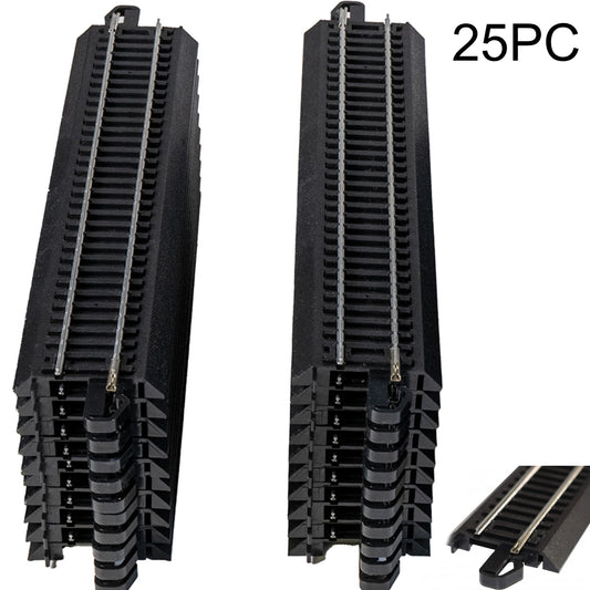 Bachmann 44481 9" Straight E-Z HO Train Track (25 Pieces)
