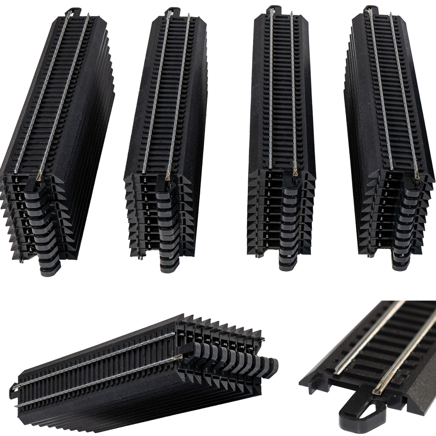 Bachmann 44481 9" Straight E-Z HO Train Track (50 Pieces)
