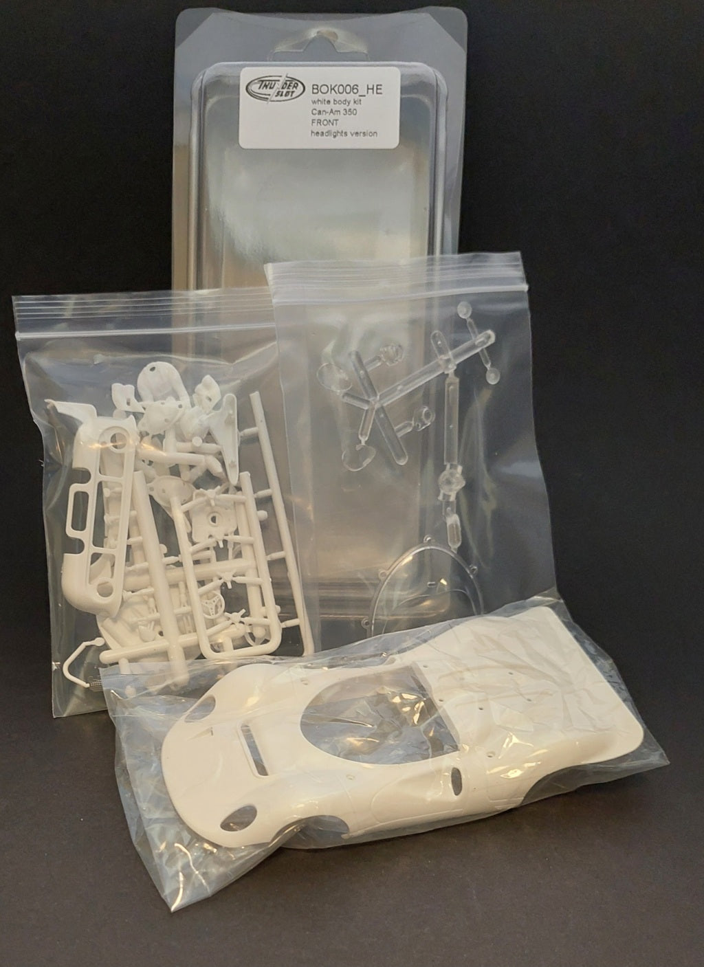Thunderslot Ferrari 350 Body White Kit 1/32 Slot Car BOK006 Headlights